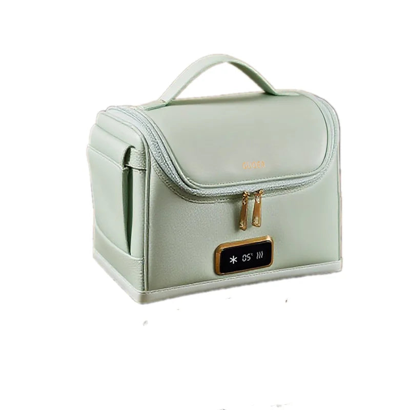 0-70℃ Portable Medicine Refrigerator Car Home Office Three-Purpose Intelligent Temperature Display+Double Power Mode Ultra-Quie