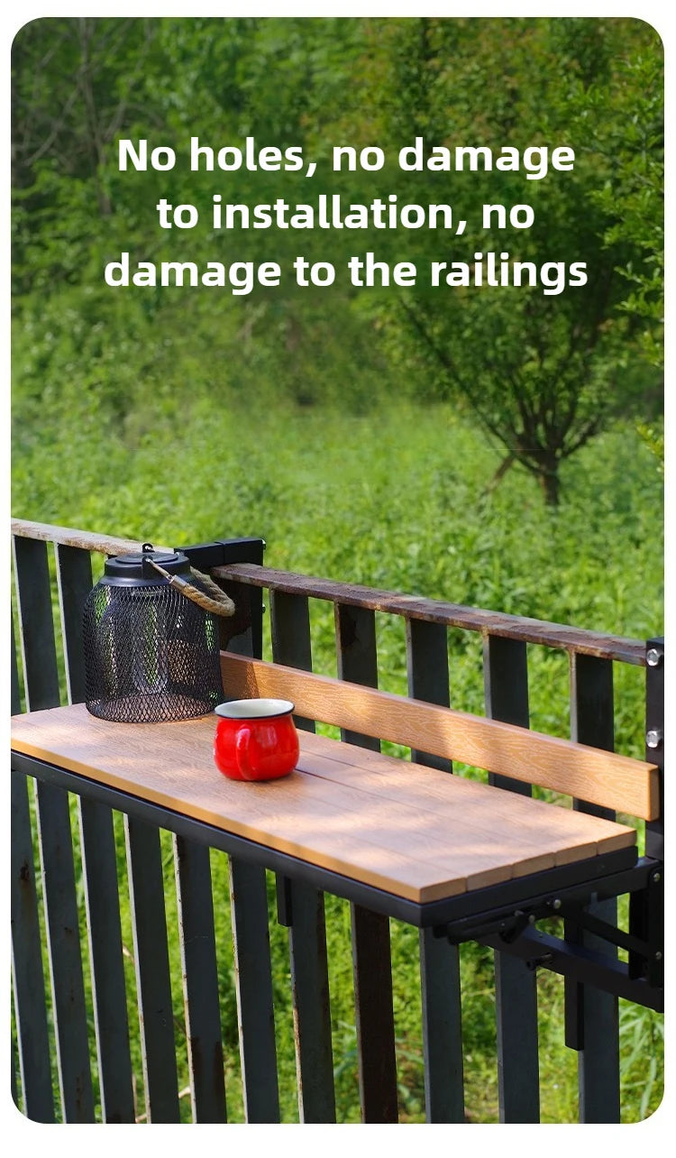 Wooden Outdoor Tables Garden Portable Folding Side Table Simple Modern Removable Study Desk Balcony Outdoor Dining Table