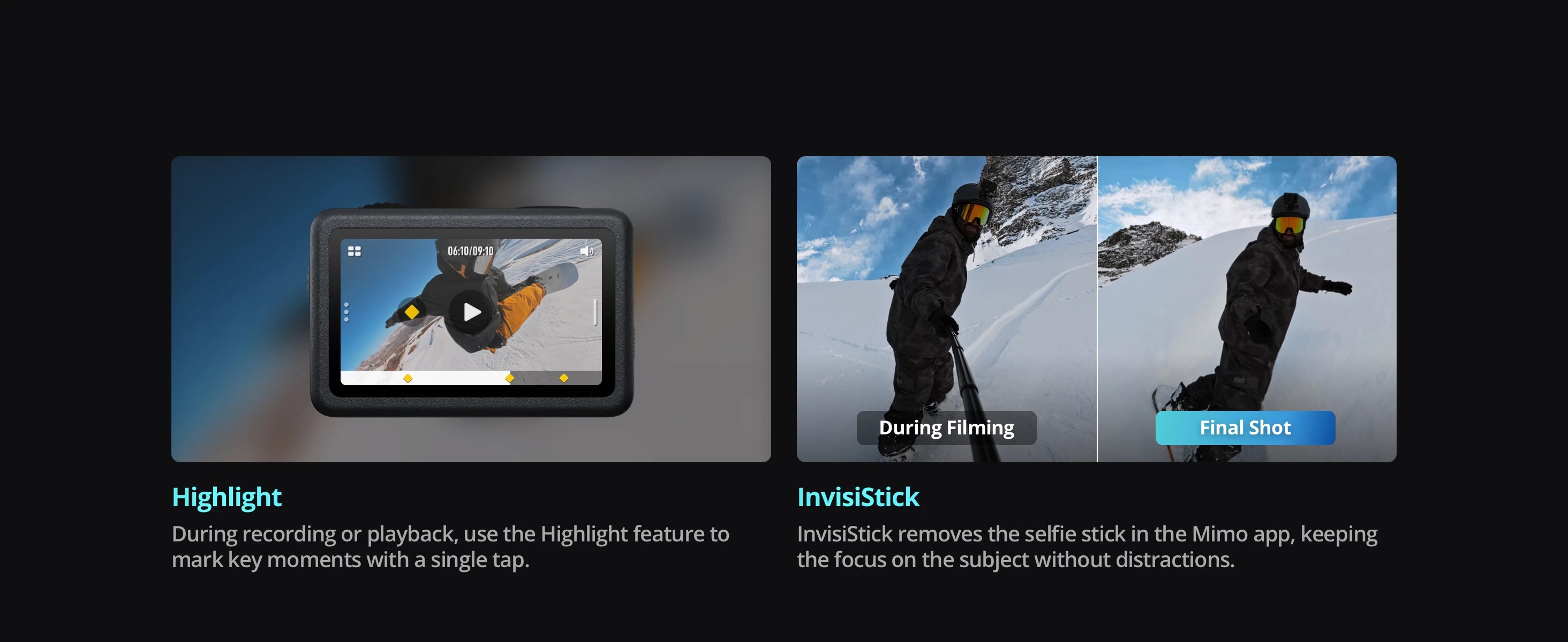 DJI Osmo Action 6 Standard Combo All-In-One Flagship Action Camera 8K Waterproof Action Camera with 1/1.1" Square Sensor Variable Aperture of f/2.0–f/4.0 Rocksteady 3.0 Cold-Resistant 4hrs Battery Built-in 50GB Storage Vlog