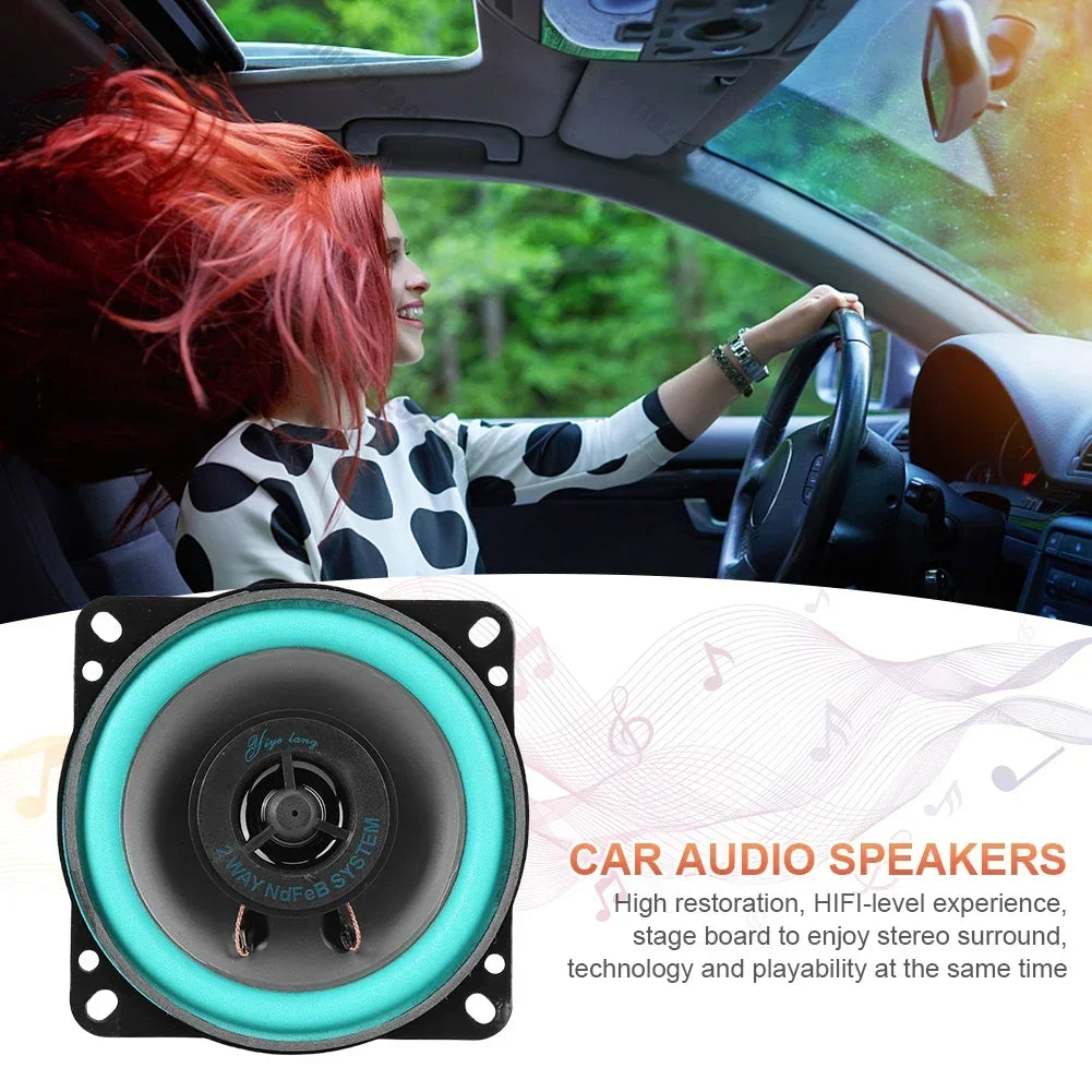4/5/6.5 Inch Car Speakers HiFi Coaxial Subwoofer Universal Automotive Audio Music Full Range Frequency Car Stereo Speaker