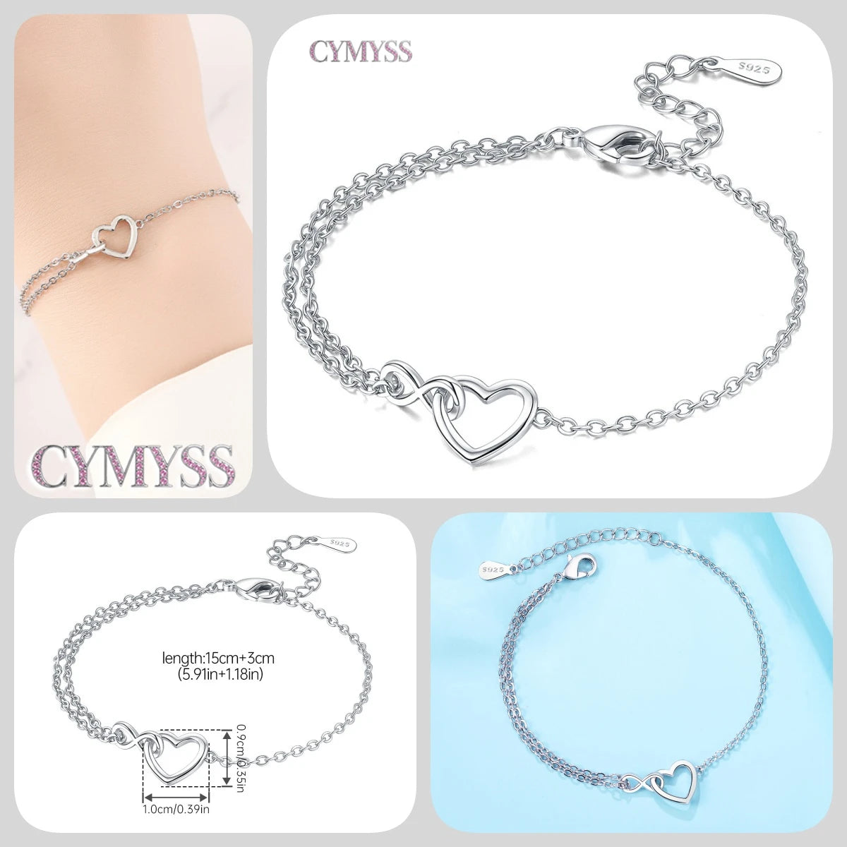 Original 925 Sterling Silver Zirconia Tennis Chain Bracelet for Women Adjustable Gold Color Hot Sale Ideal Birthday Party Gifts