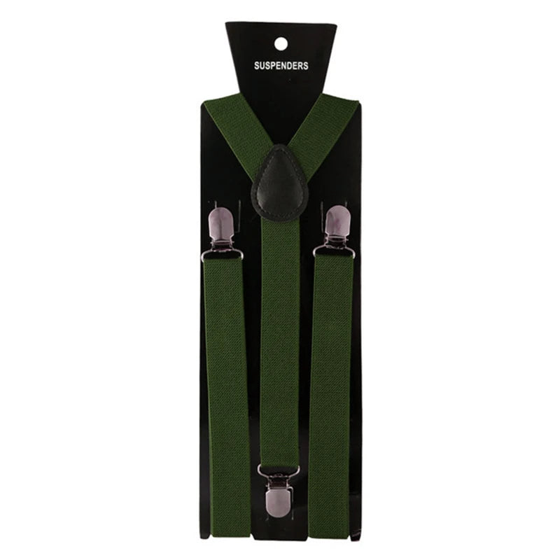 Suspenders For Men Pants Apparel Adult Suspender Man Shirt Dress Women Wedding Party Solid Colors Suit Skirt With Braces Straps