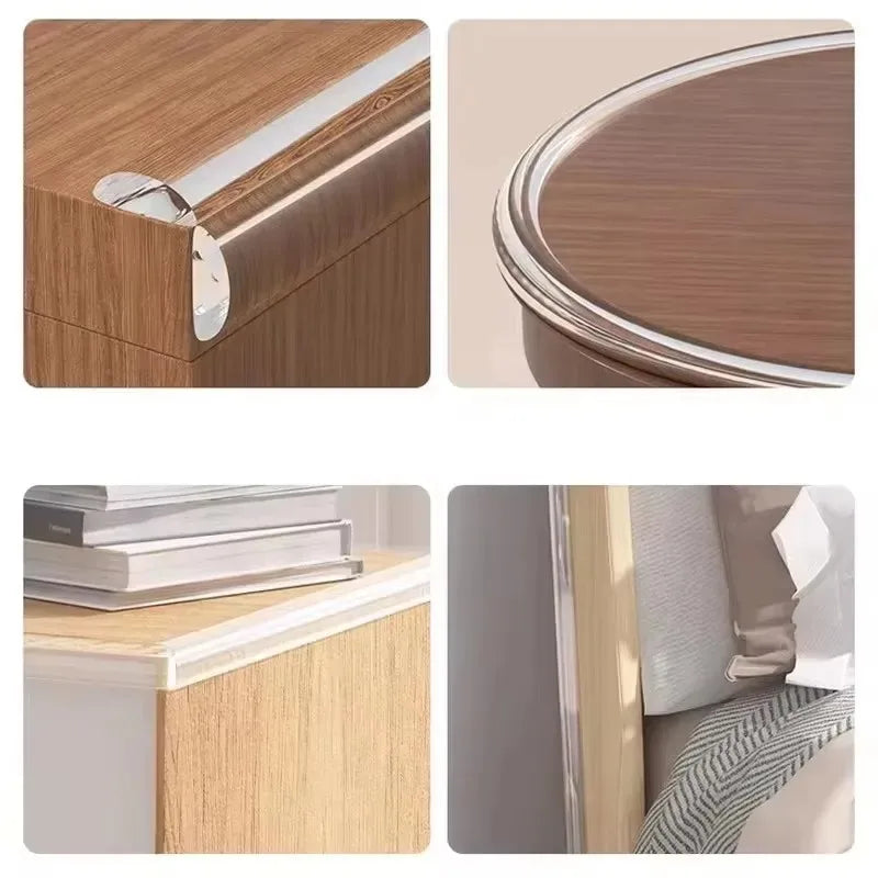 Transparent Table Edge Guard Furniture Corner Protector Strip Household Kid Collision Proof Soft Bumper Strip Baby Safety