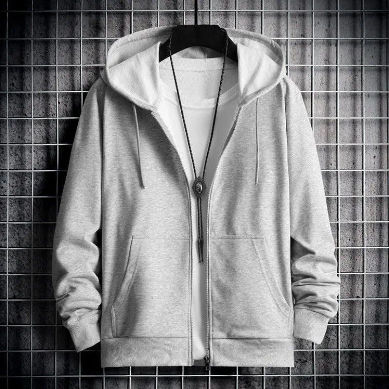 2025 Winter Windproof Hoodie - Men's Sherpa Lined Sweatshirt Thermal Zip Up Outerwear Streetwear S-5XL