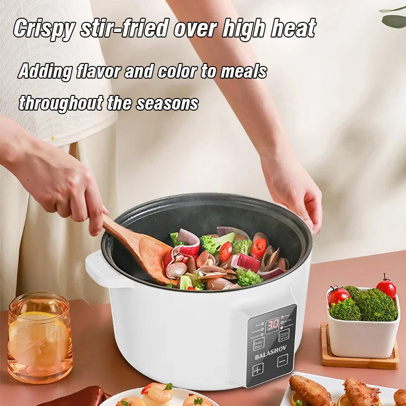220V Electric Cooker Non-stick Cooking 3.5L Hot Pot Multifunction Electric Cooker Smart Rice Pot For Home Electric Hot Pot