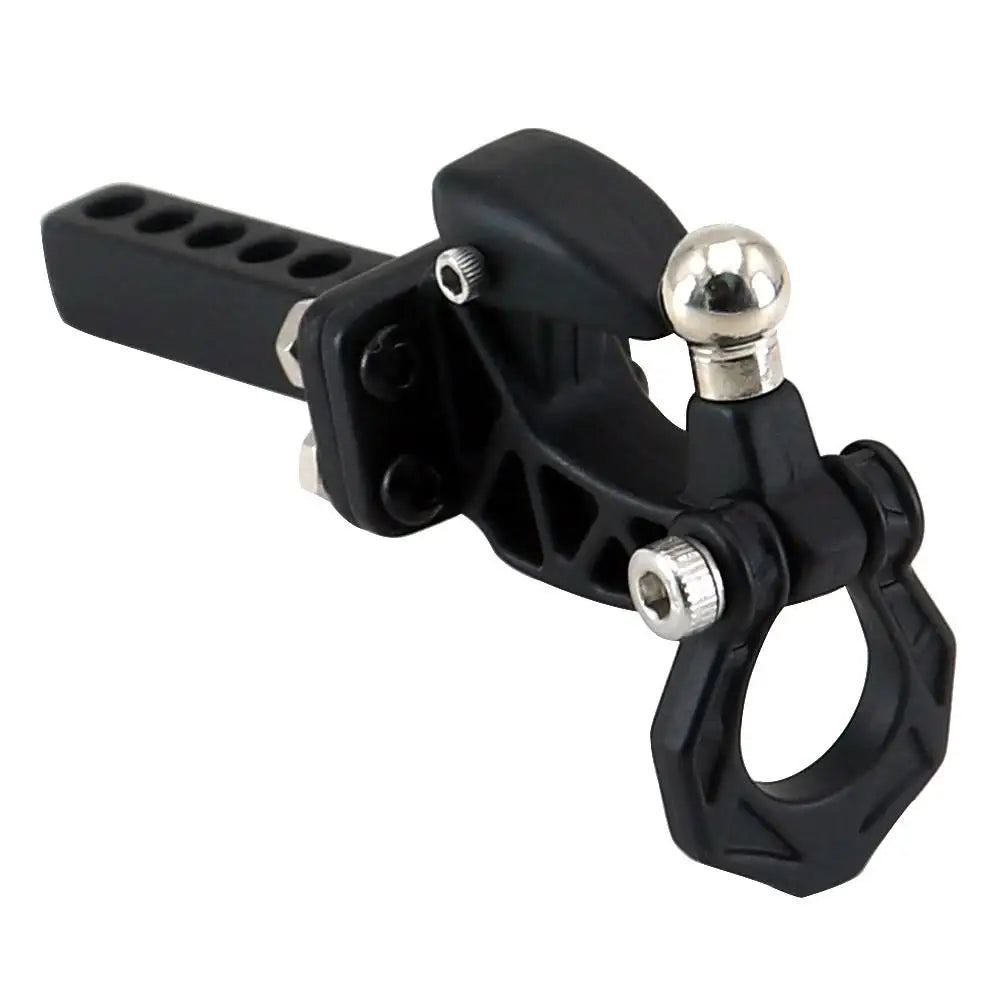 Metal Rear Bumper Tow Trailer Hook Drop Hitch Receiver For 1/8 1/10 Rc Crawler Car Axial Scx10 Traxxas Trx4 Rgt Yikong Redcat