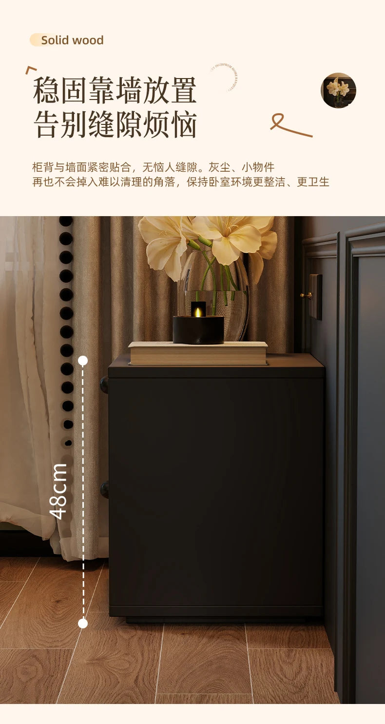 Bedroom Vintage Nightstands Rattan Wooden Design With Drawers Nightstands Minimalist Luxury Mesa De Cabeceira Unique Furniture