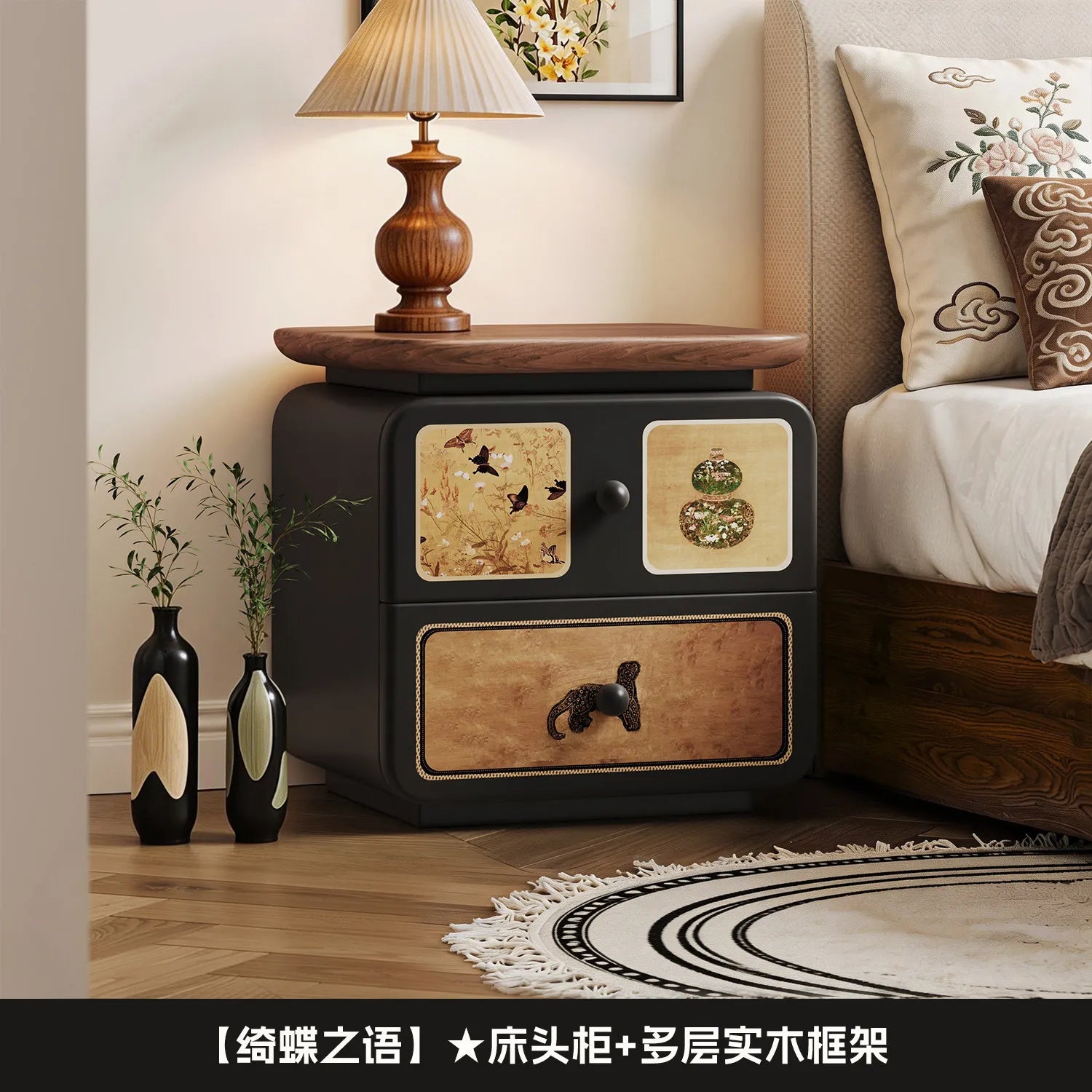 Simple Bedroom Bedside Table Luxury Nordic Storage Unique Drawers Bedside Table Trendy Organizer Mesa De Noche Home Furniture