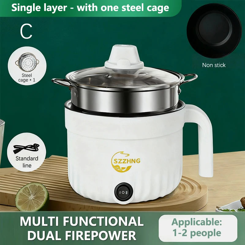 Non Stick Hot Pot Multil Lutuan Ng Kanin 1.8L Cheap Rice Cooker Electric Heating Pot Mini Rice Cooker With Steamer Small