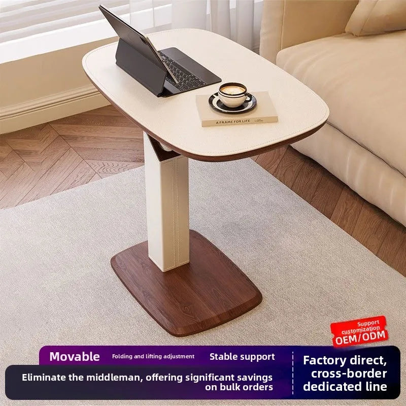 Lifting Bedside Table Movable Sofa Coffee Table Mobile Corner Jihu Rotating Living Room Computer Table Mini Small Side Table