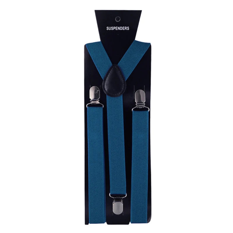 Suspenders For Men Pants Apparel Adult Suspender Man Shirt Dress Women Wedding Party Solid Colors Suit Skirt With Braces Straps