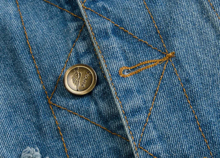 Men Denim Vests Jackets Waistcoats Light Blue Ripped Denim Coats Vests New Fashion Male Cotton Slim Black Jeans Waistcoats 6XL