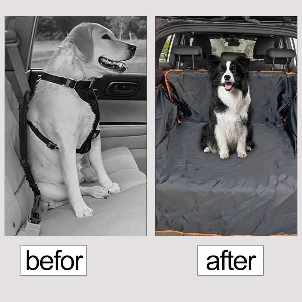 Car Trunk Anti-Dirt Pet Mat Waterproof Oxford Cloth Dog Car Seat Cover Pet Travel Dog Carrier Car Trunk SUV Cargo Liner Mattress