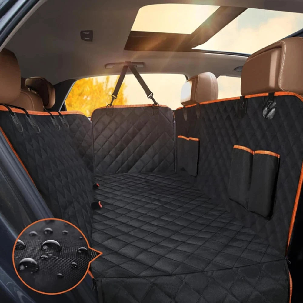 Ideal Car seat Cover, Upgrade Your Car Seats with this Waterproof, Scratch-Resistant Dog Hammock Cover!