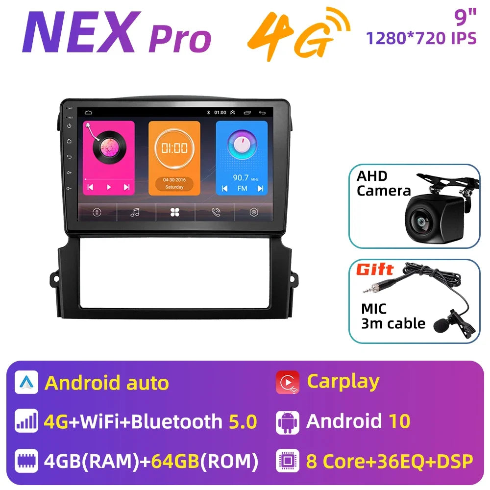 2 Din Android Car Radio Stereo for Kia Sorento BL 2002-2011 Car Multimedia Player GPS Navigation Head Unit Autoradio Audio Auto
