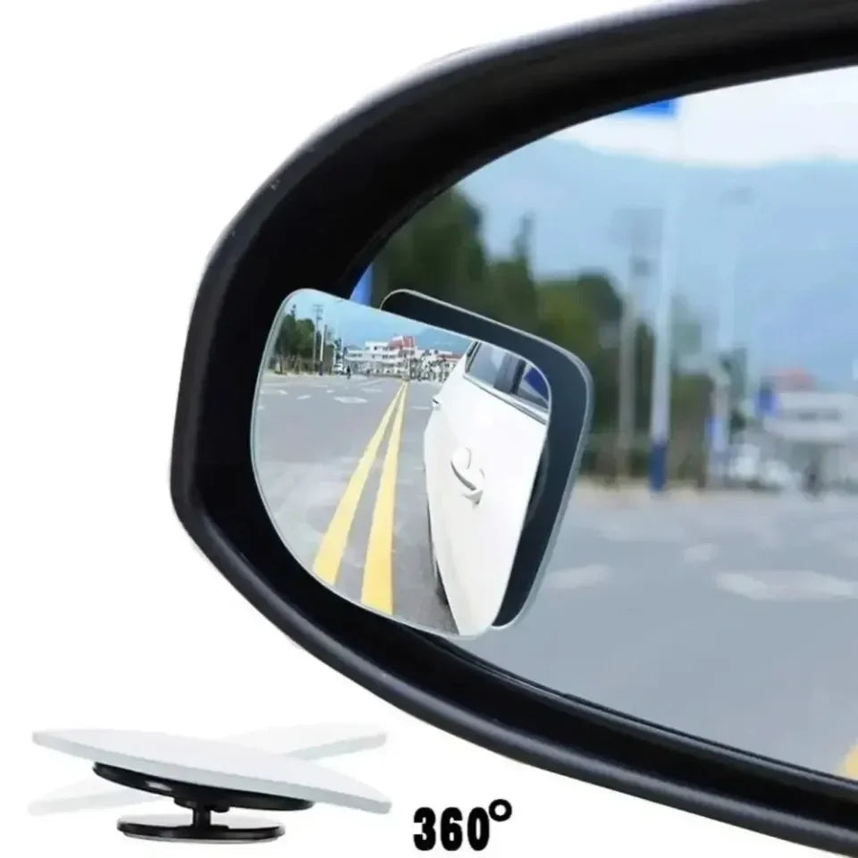 Adjustable Small Round Car Reverse Auxiliary Rearview Convex Mirror Car Blind Spot Rear View Mirror Wide Angle 360 Degree Mirror