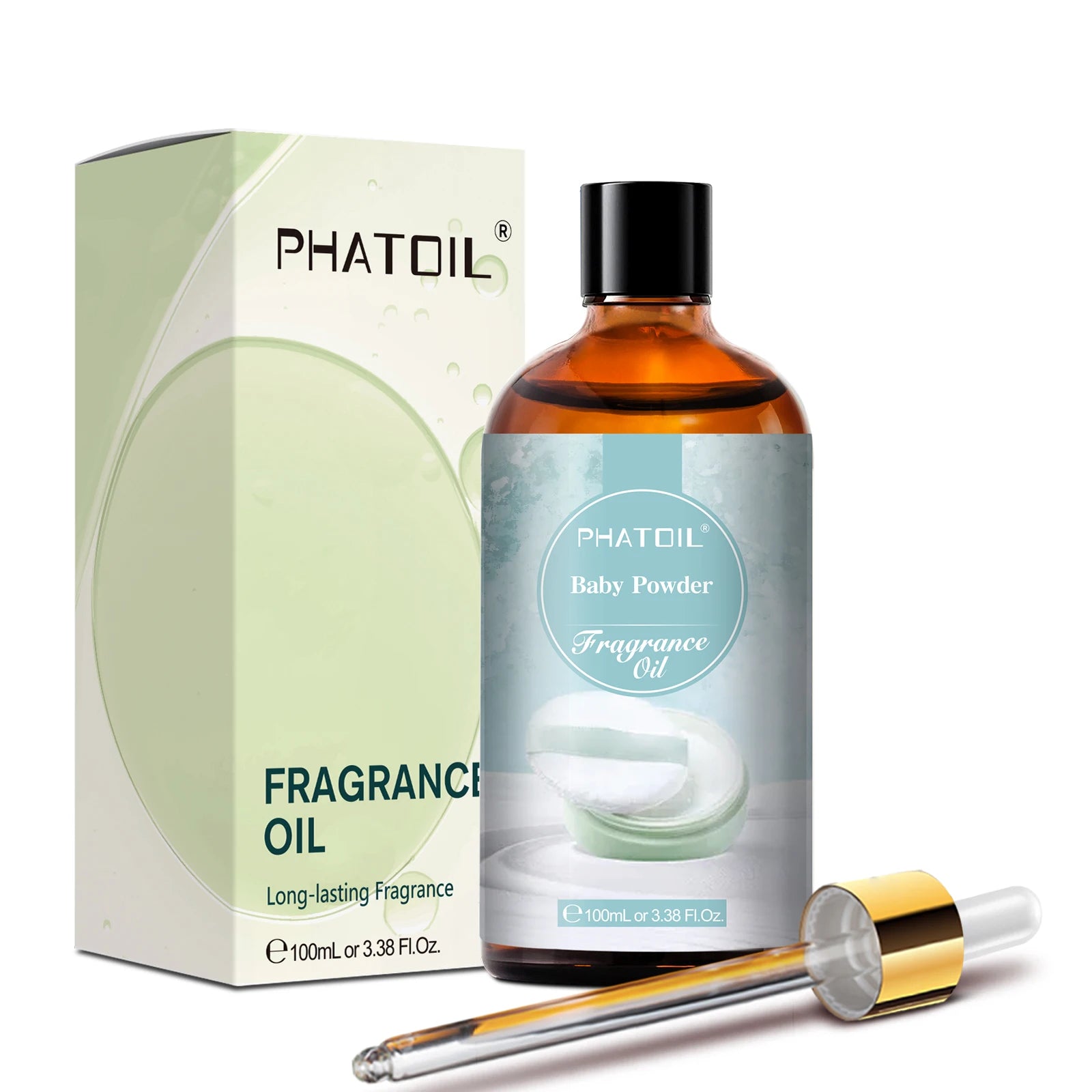 PHATOIL 100ml Aroma Fragrance Oil For Soap & Candle Making Fresh Linen Bubble Gum Baby Powder Angel Aromatherapy Essential Oils