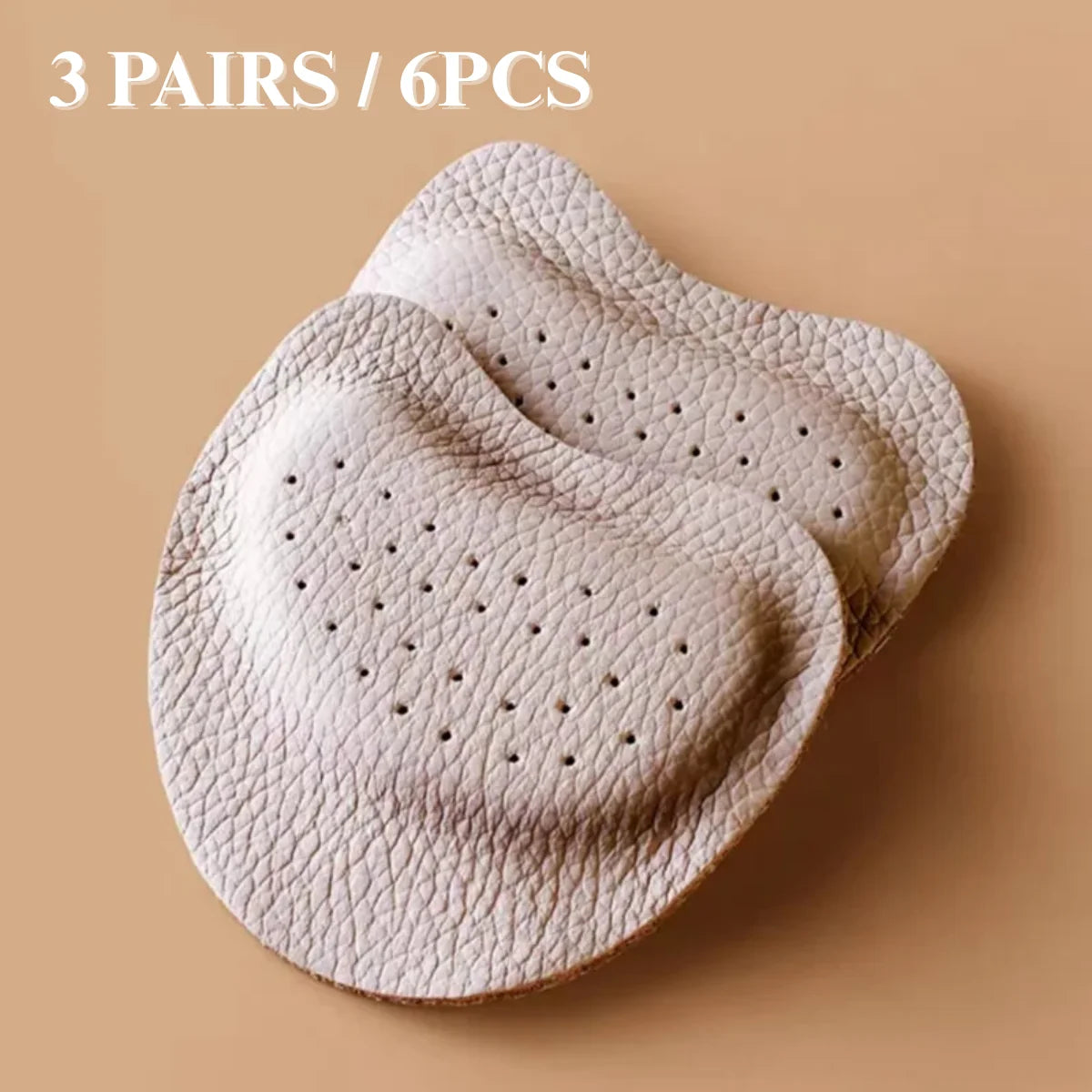 4PCS Sandals Anti-slip Stickers Leather Forefoot Pad Women High Heels Pain Relief Insert Insoles Toe Cushion Foot Care Shoes Pad