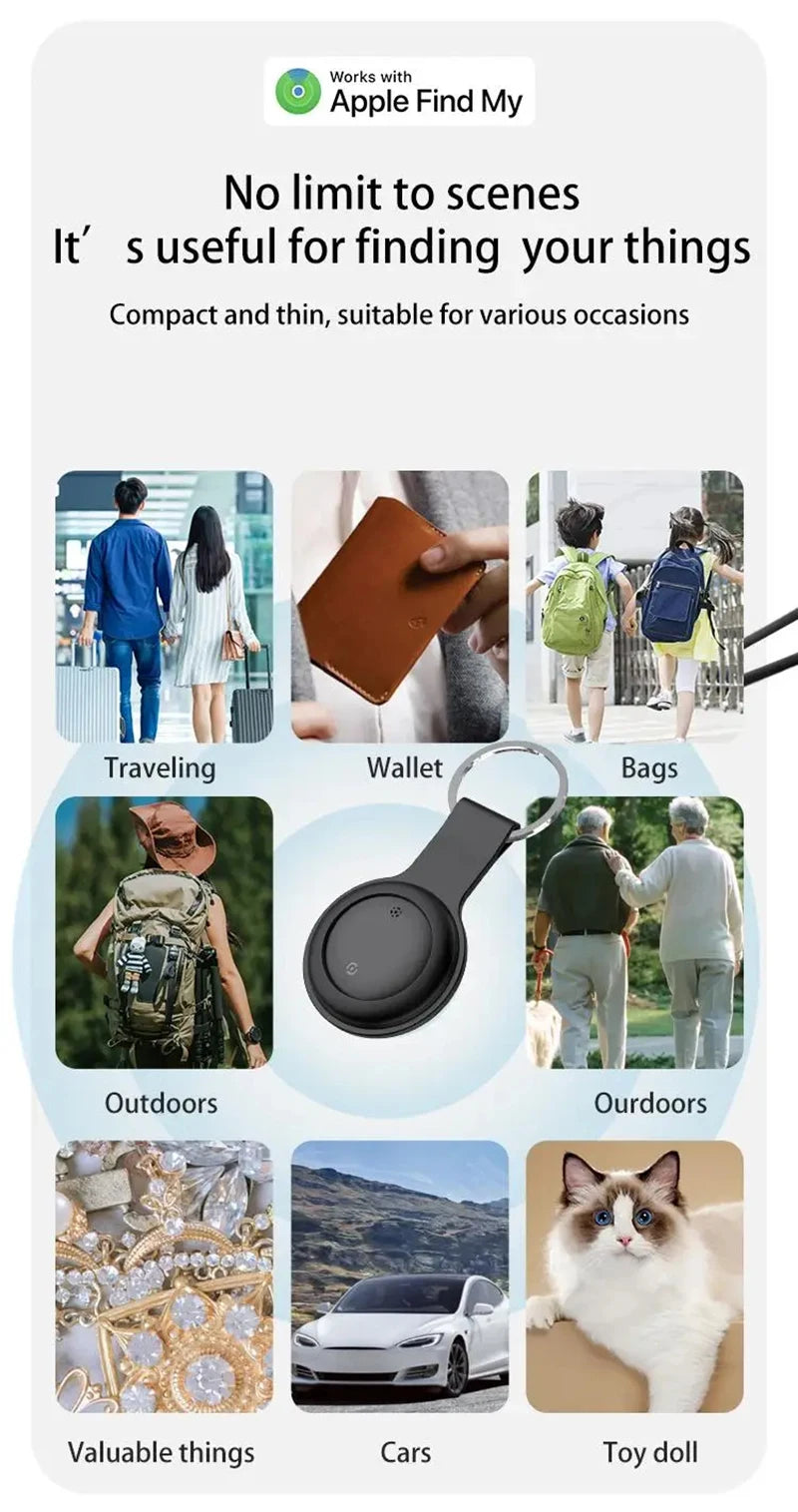 Smart GPS Locator Pet Wallet Suitcase Car Global Positioning Tracking Elderly Kids Anti Getting Lost Finder For iPhone Find My