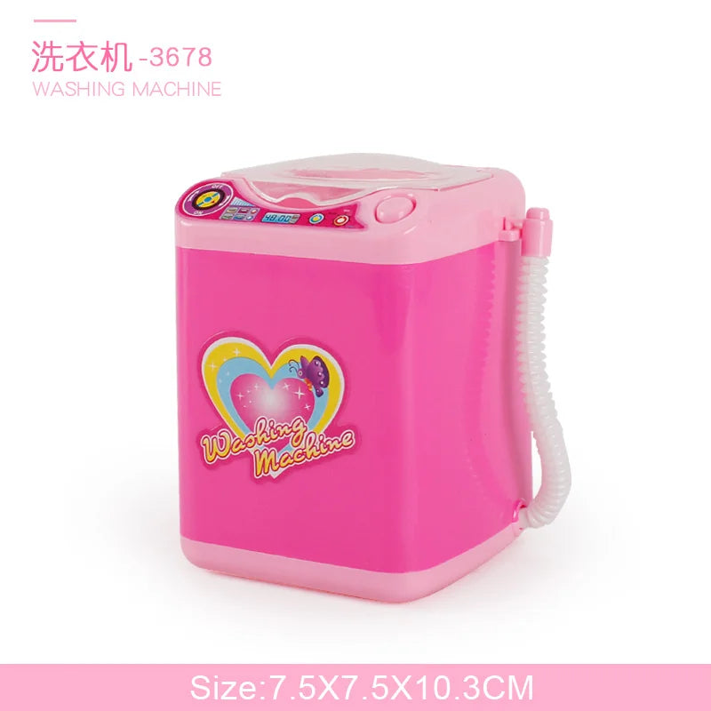 Kids Kitchen Play Simulation Home Appliances Toys Pretend Play Refrigerator Microwave Coffee Maker Kettle Hair Dryer for Childs