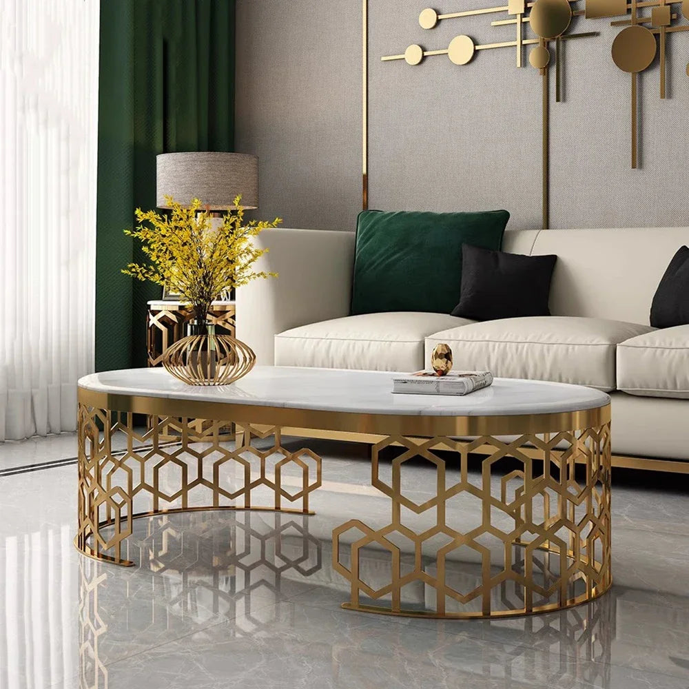 Minimalist Simple Coffee Tables Modern Aesthetic Unique Luxury Coffee Tables Glam Nordic Stolik Kawowy Living Room Furniture