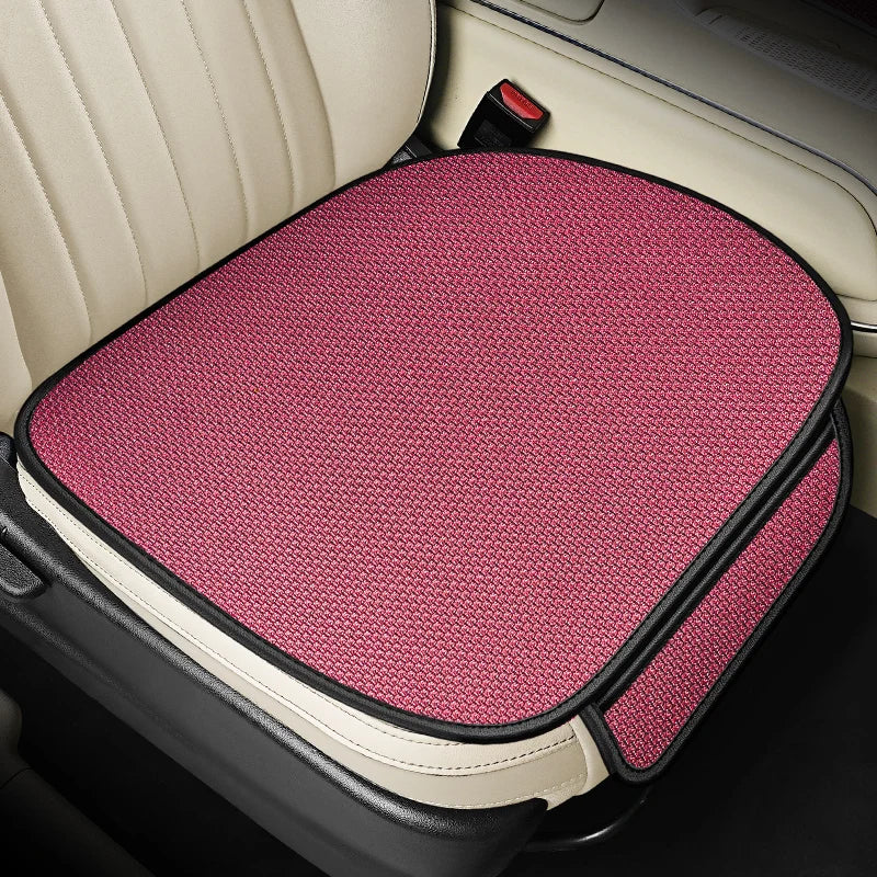 Breathable Ice Silk Car Seat Cushion Non-slip and Wear-resistant  Car Seat Cover, Square / Long / 3-Piece Set Available
