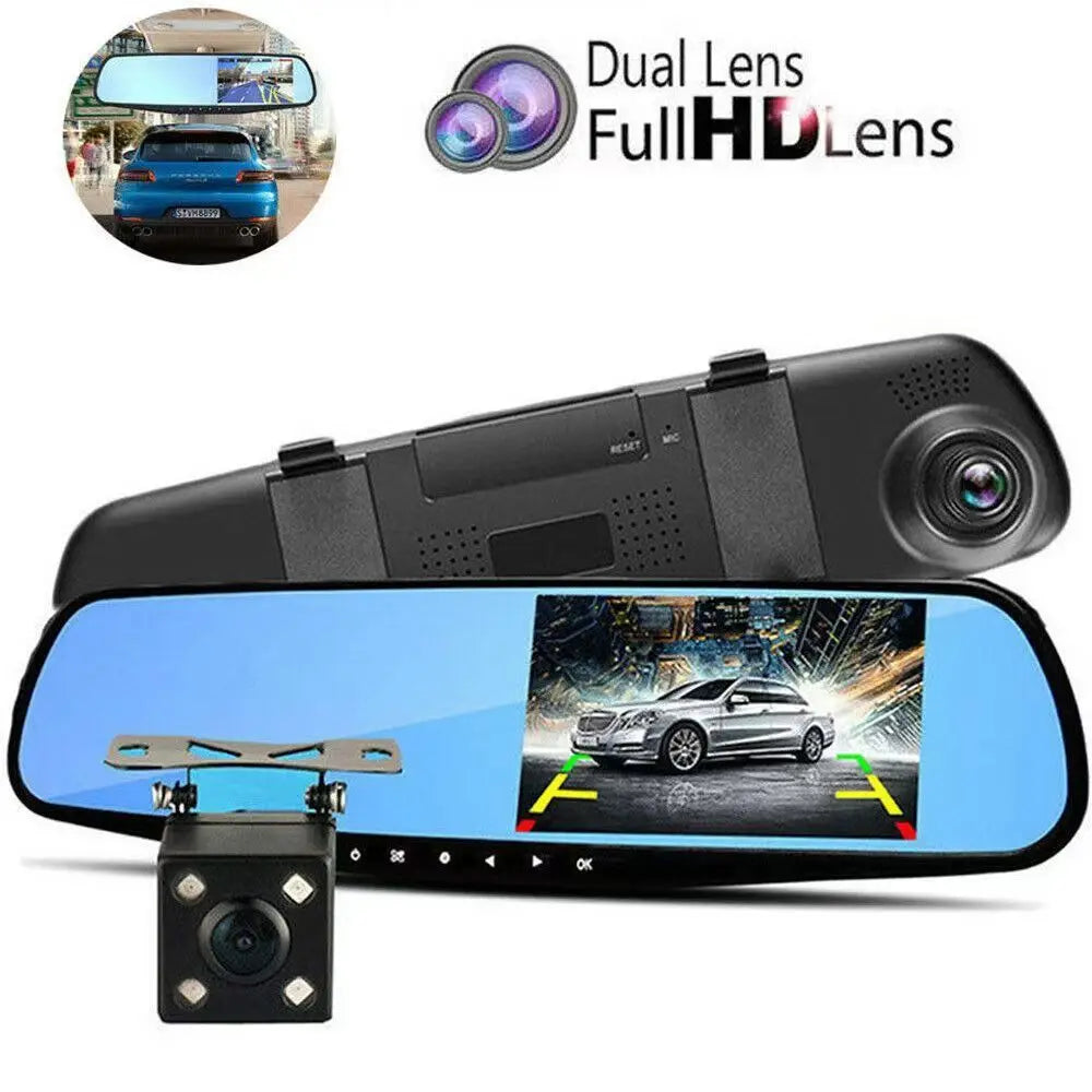 NEW Dual Lens Dash Camera 1080P Wide Angle Car DVR HD Recording Night Vision Vehicle Recorder Vehicle Monitoring