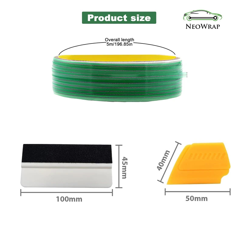 Vehicle Color Change Film Knifeless Finish Line Tape Kit Vinyl Wrap Tools for Car Stickers Design Cutting Line Graphic Film Tool