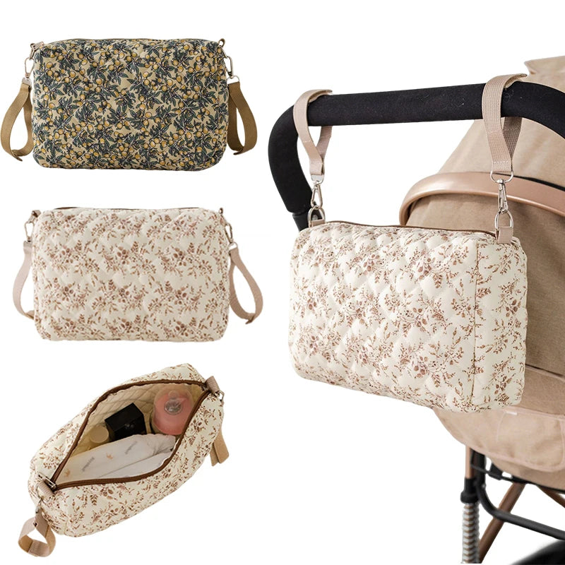 Portable Baby Diaper Storage Bag Travel Handbags for Mommy Baby Items Organizer Makeup Toiletries Bag Maternal Stroller Bag