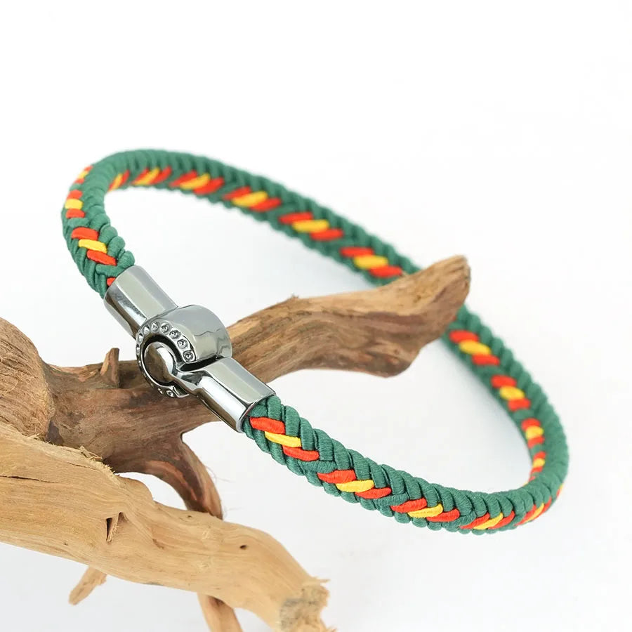 Unique Ethnic String Bracelet Unisex Handmade Braided Lucky Thread Distance Attract Couple Bangle Leisure Accessories Pulseria