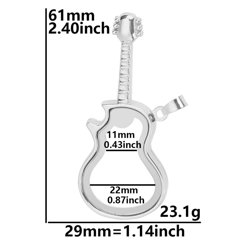 1Pc Punk Heart Round Memory Reliquary Photo Medaillon Pendant Glass Geometric Cremation Ashes Floating Locket кулон Jewelry