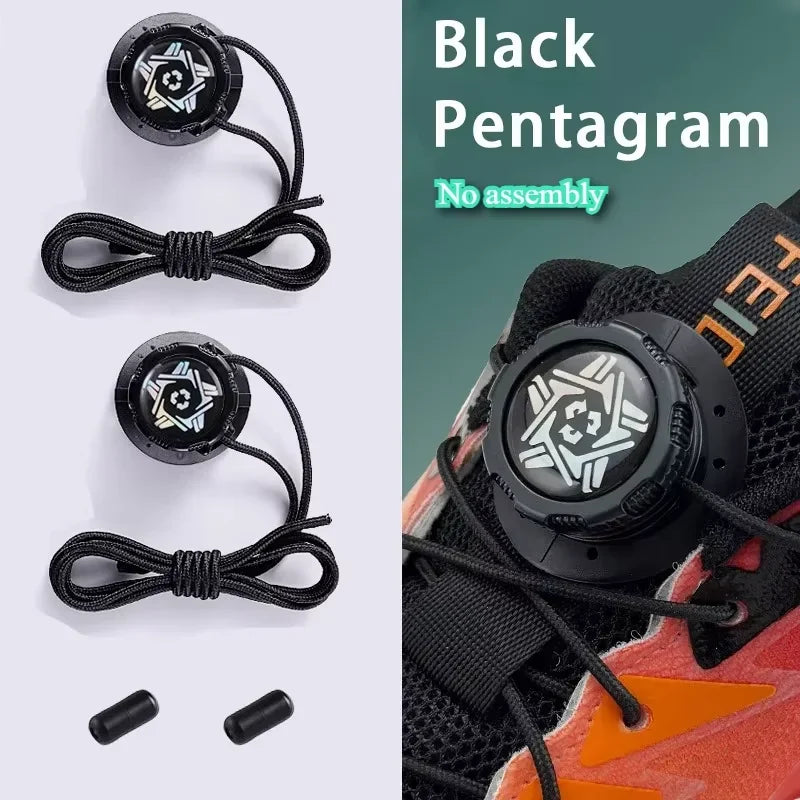 1 Pair of Sports Shoe Laces, Lace-free Swivel Buckle for Men and Women, Casual Lazy Shoes, Lace Accessories, Sports Shoe Laces