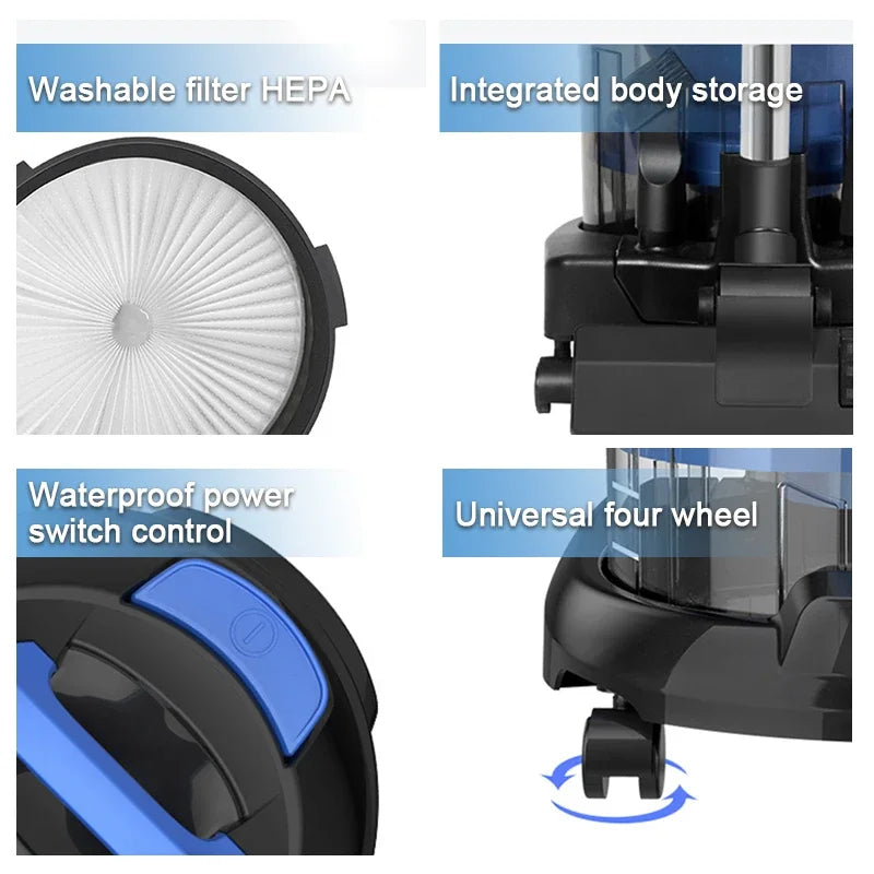 -car Home Cleaning Appliances Wet And Dry 3 In 1 Vacuum Cleaner