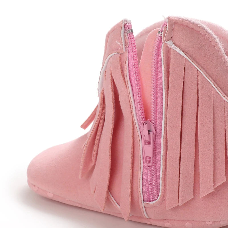 Newborn Baby Boots 0 12 Months Winter Denim First Walkers Boys Girls Warm Casual Western Style