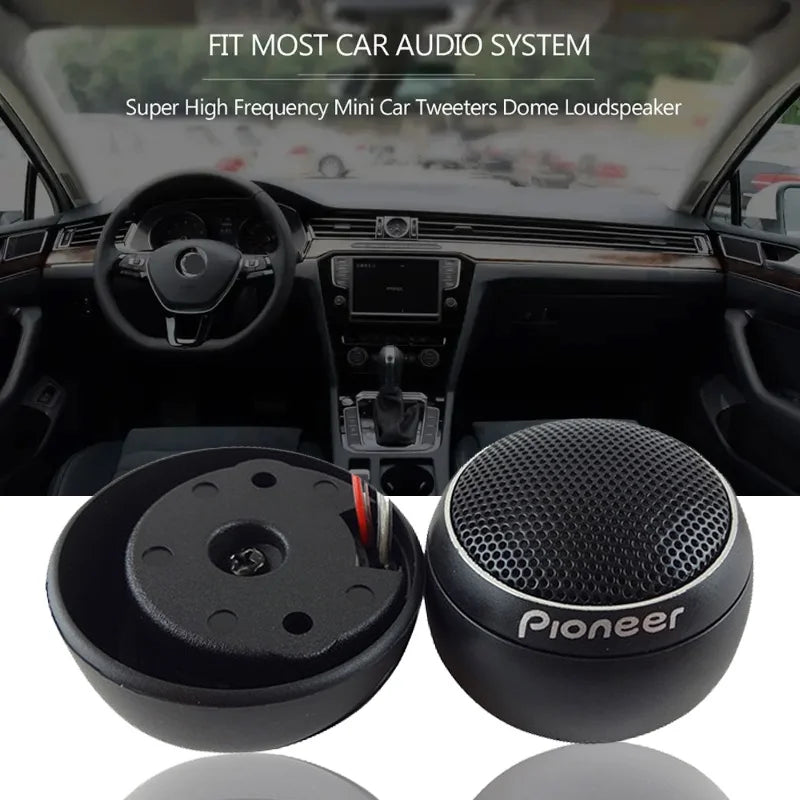 600W Car Stereo Speakers (2*300W) Music Car Tweeter Car Audio Silk Film Speaker Boxes High-Pitched Modificat Tweeter Loudspeaker