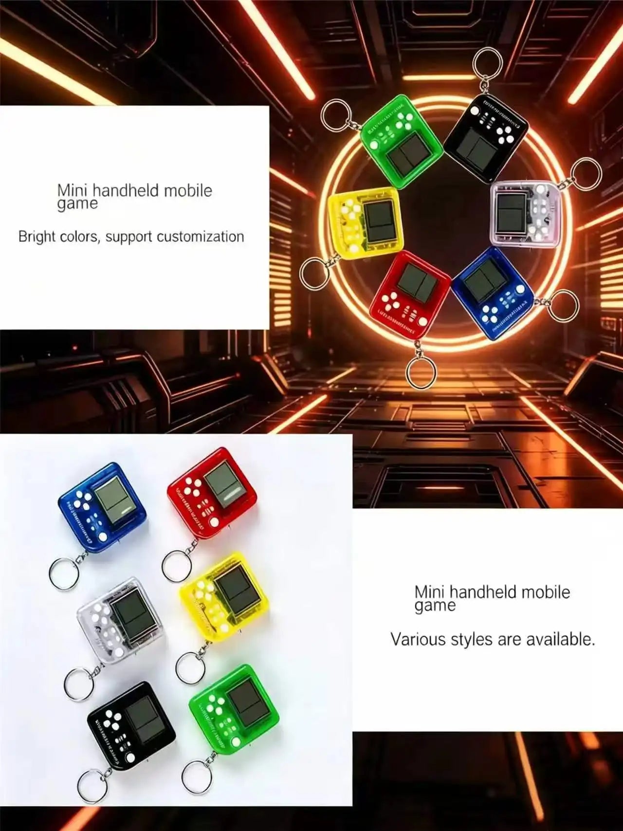 Classic Retro Mini Handheld Game Co nsole Children Educational Electronic Game Toy Crea tive Gift for Kids