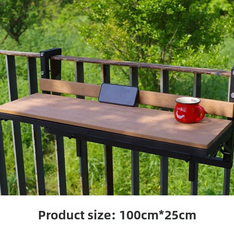 Wooden Outdoor Tables Garden Portable Folding Side Table Simple Modern Removable Study Desk Balcony Outdoor Dining Table
