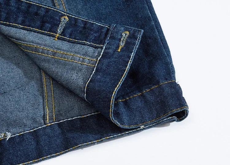 2025 Men's Fashion Jeans Sleeveless Jacket Vest Male Black Blue Denim Jeans Vest  Man Cowboy Outdoors Waistcoat Mens Jacket Vest