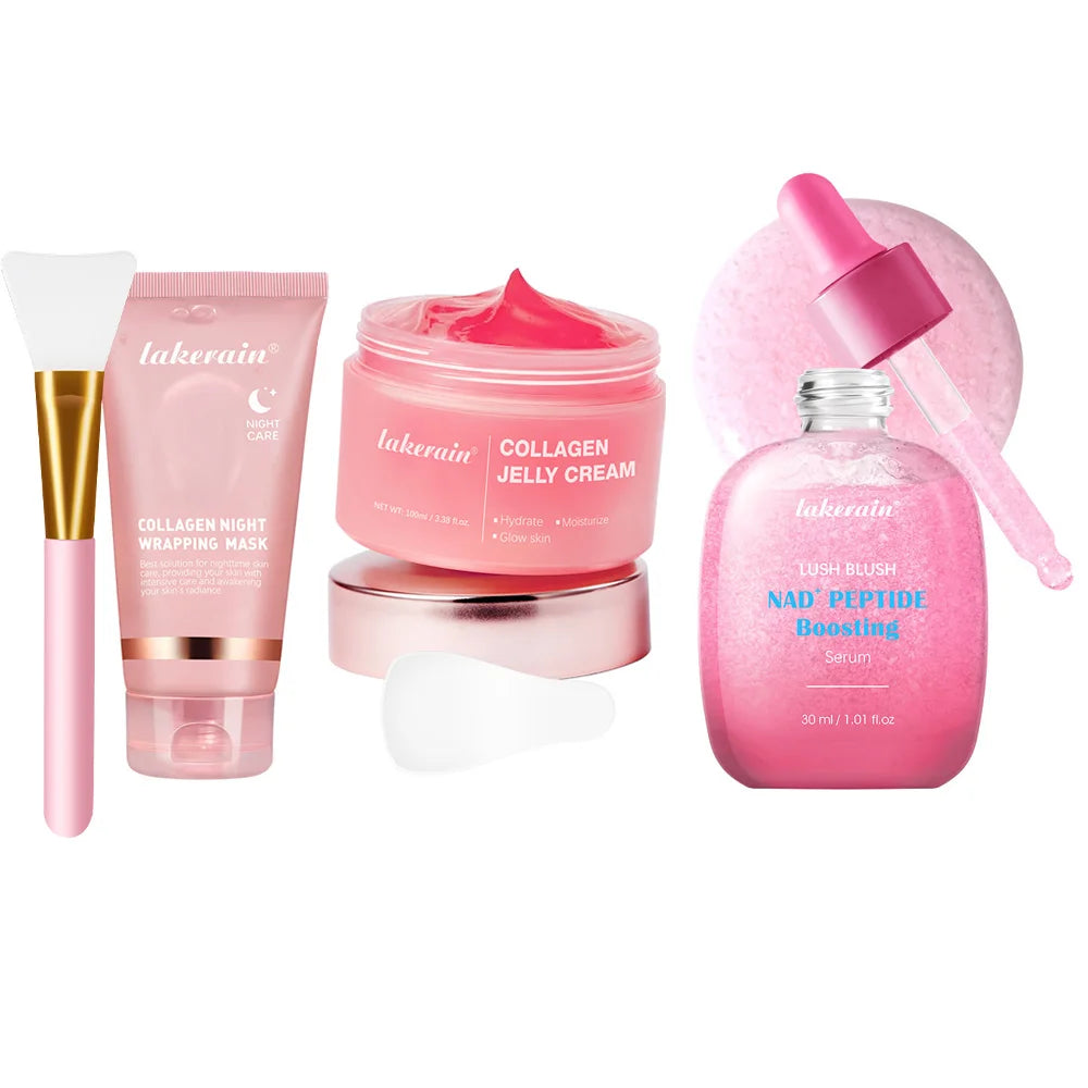 Korean Deep Collagen Mask Peel Off Mask Face Anti Wrinkle Lifting  Skin Care Masks Bio Pack Night Wrapping Woman Overnight Skin