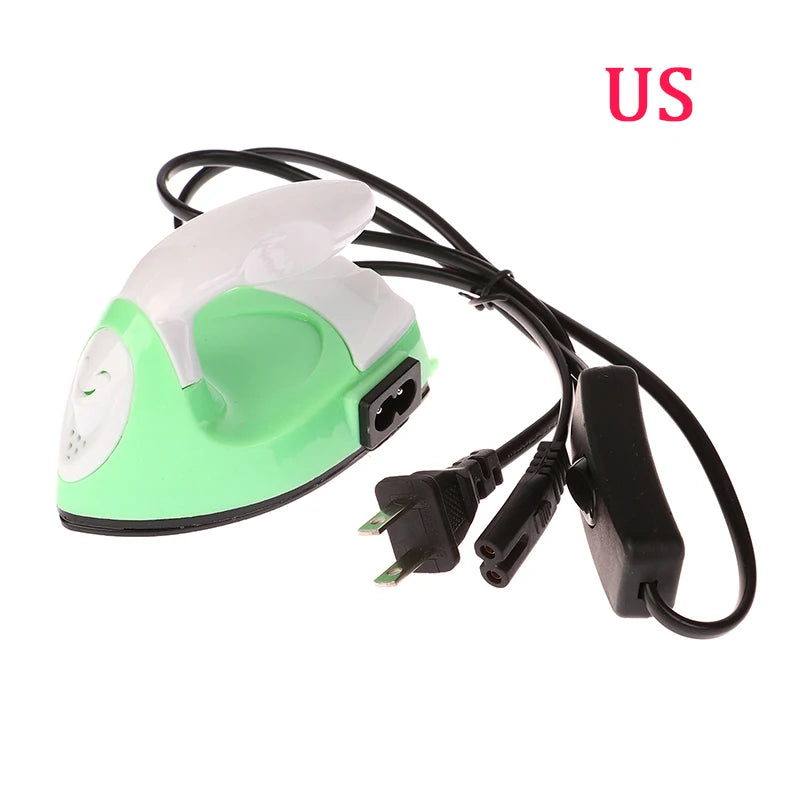 1PC EU/US/UK Plug Mini Craft Iron Electric Iron Portable Handy Heat Press Diy Small Iron For Ironing Clothes Laundry Appliances