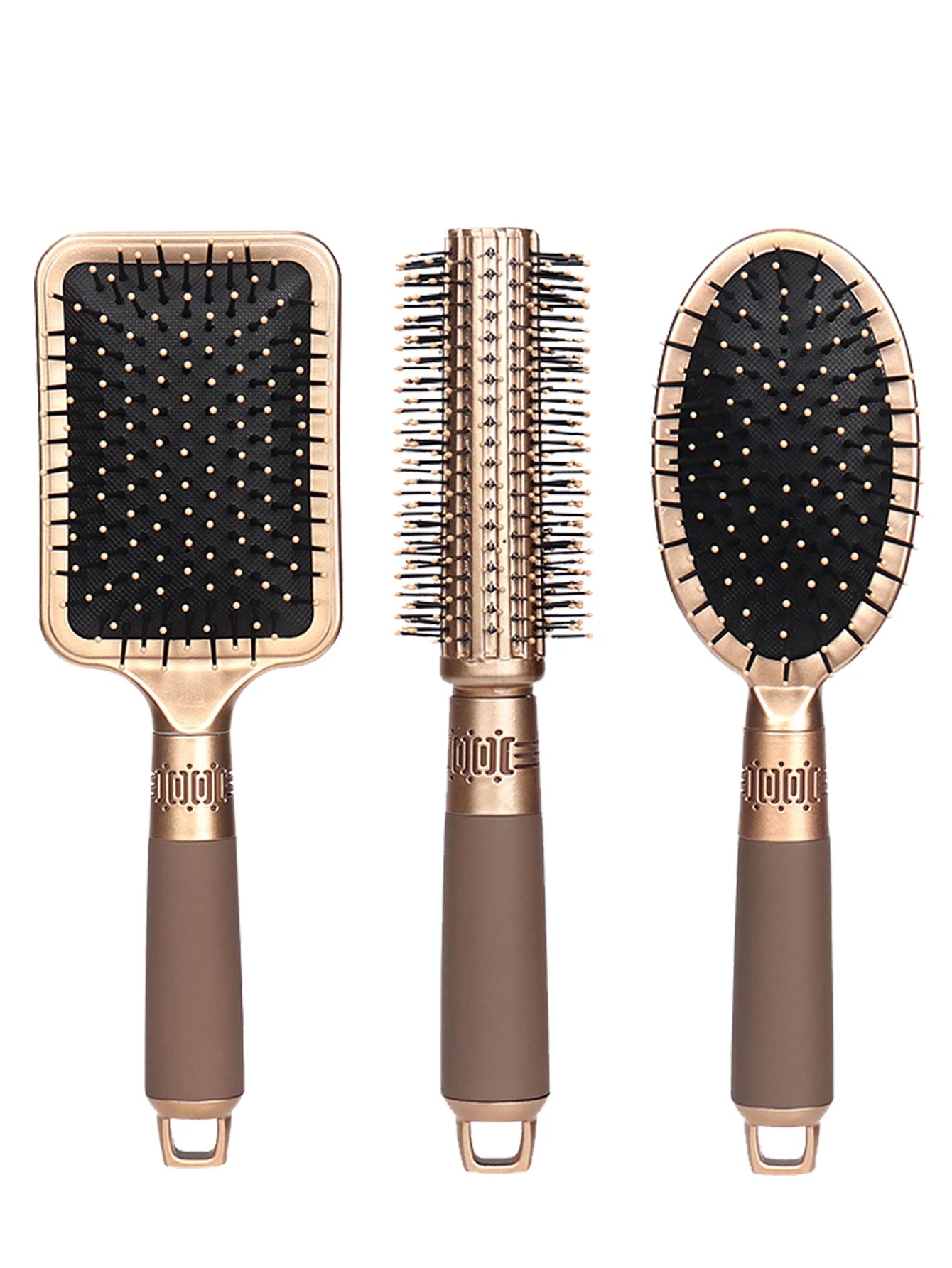 Anti Static Airbag Massage Comb High-End Practical Care Head Hair Brush Household Curly Hair Comb, Special for Real Hair Wigs