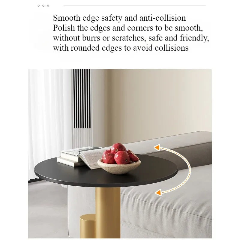 Living room sofa, small coffee table, side cabinet, living room home, light luxury bedside table, balcony, simple and creative