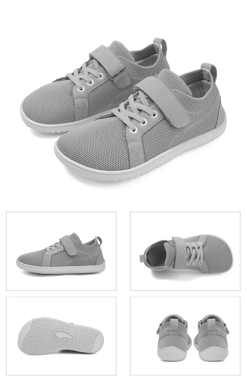 Little/Big Kids Minimalist Barefoot Shoes + Zero Drop + Wide Sneaker for Boys/Girls Outdoor Sports Walking shoes Running Sneaker