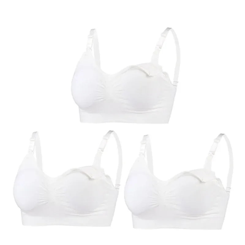 3PC/lot Maternity Nursing Bras Cotton Breastfeeding Pregnant Women Pregnancy Underwear Breast Feeding Bra Clothing Lactancia