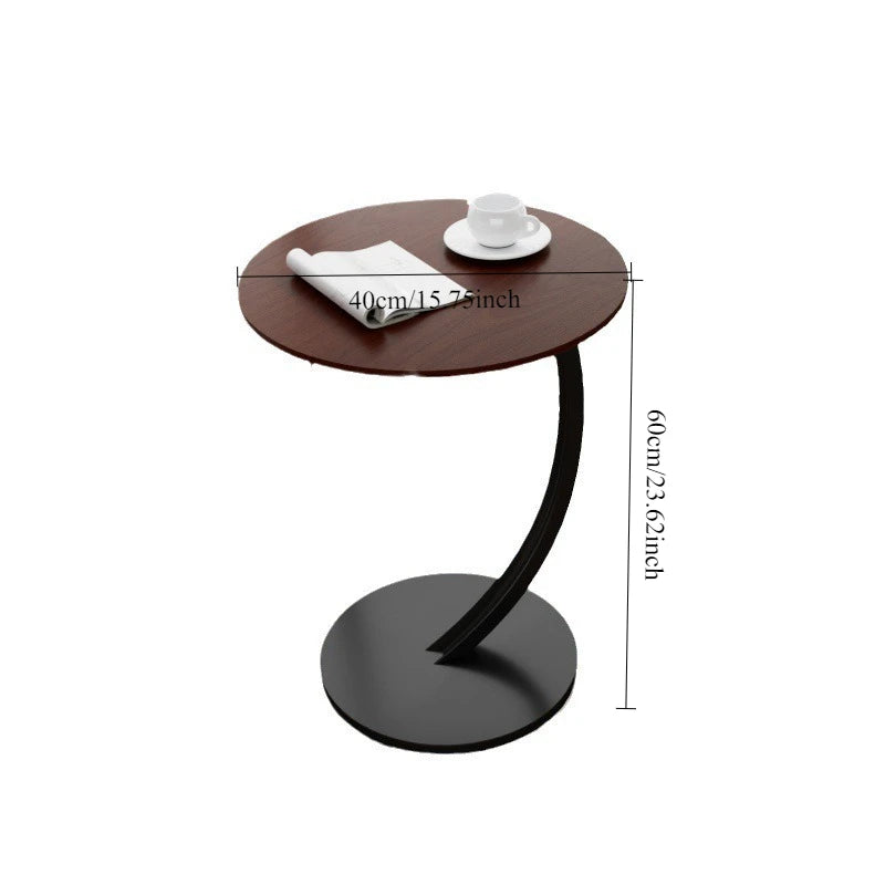 Coffee table small table removable sofa side table living room minimalist round table bedside table side table shelf minimalist