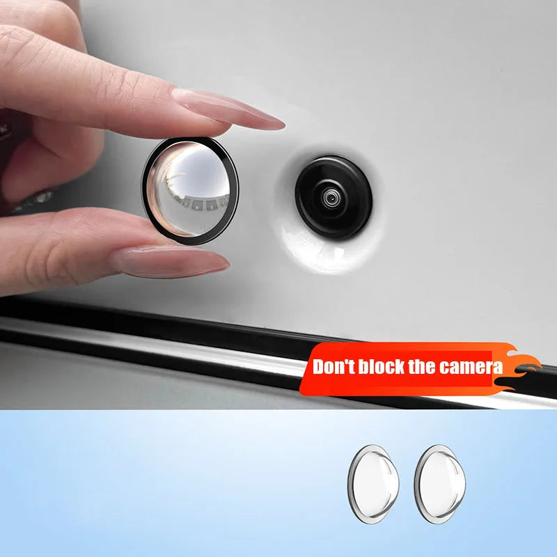 2/4Pcs Universal Car Rear View Backup Camera Lens Protector 360° Anti Scratch Waterproof Anti Glare Protection Cover