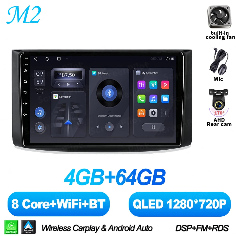 Android 16 For Chevrolet Lova Captiva Gentra Aveo 2006-2012 Touch Screen Android Auto Mirror Link Stereo Head Unit Car Radio RDS