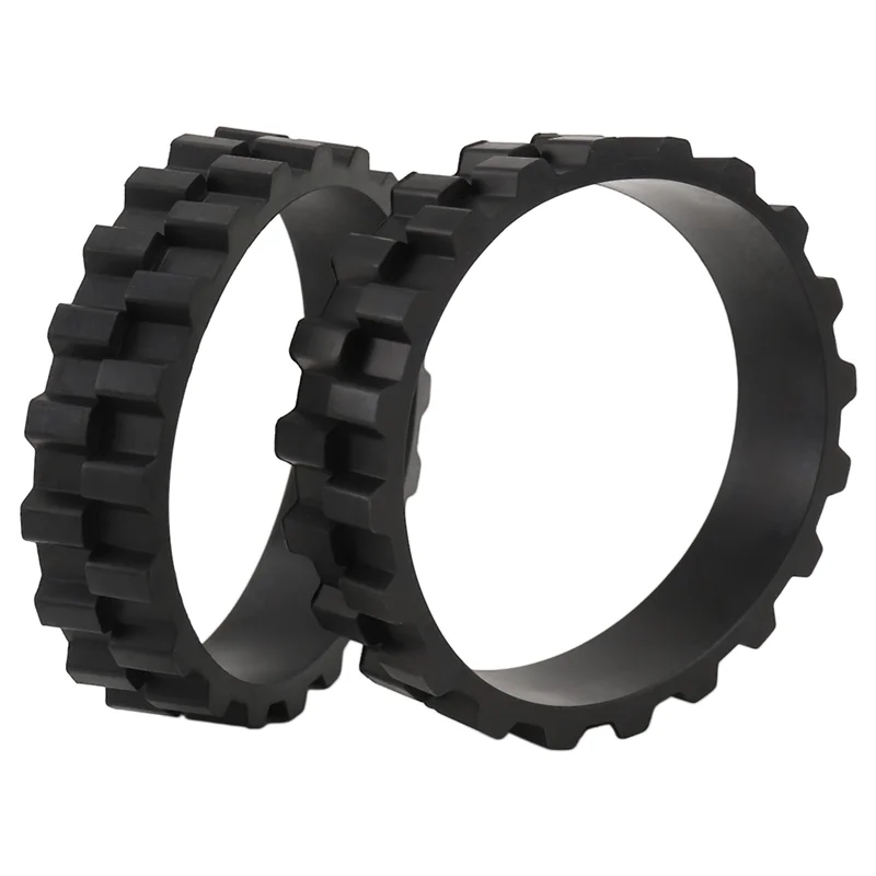 FSLH 2 PCS Wheel Tires Black Replacement Parts For Xiaomi Mijia 1C/2C/3C S5 Series/T6/T7 Robot Vacuum Cleaner Wheels Anti-Slip