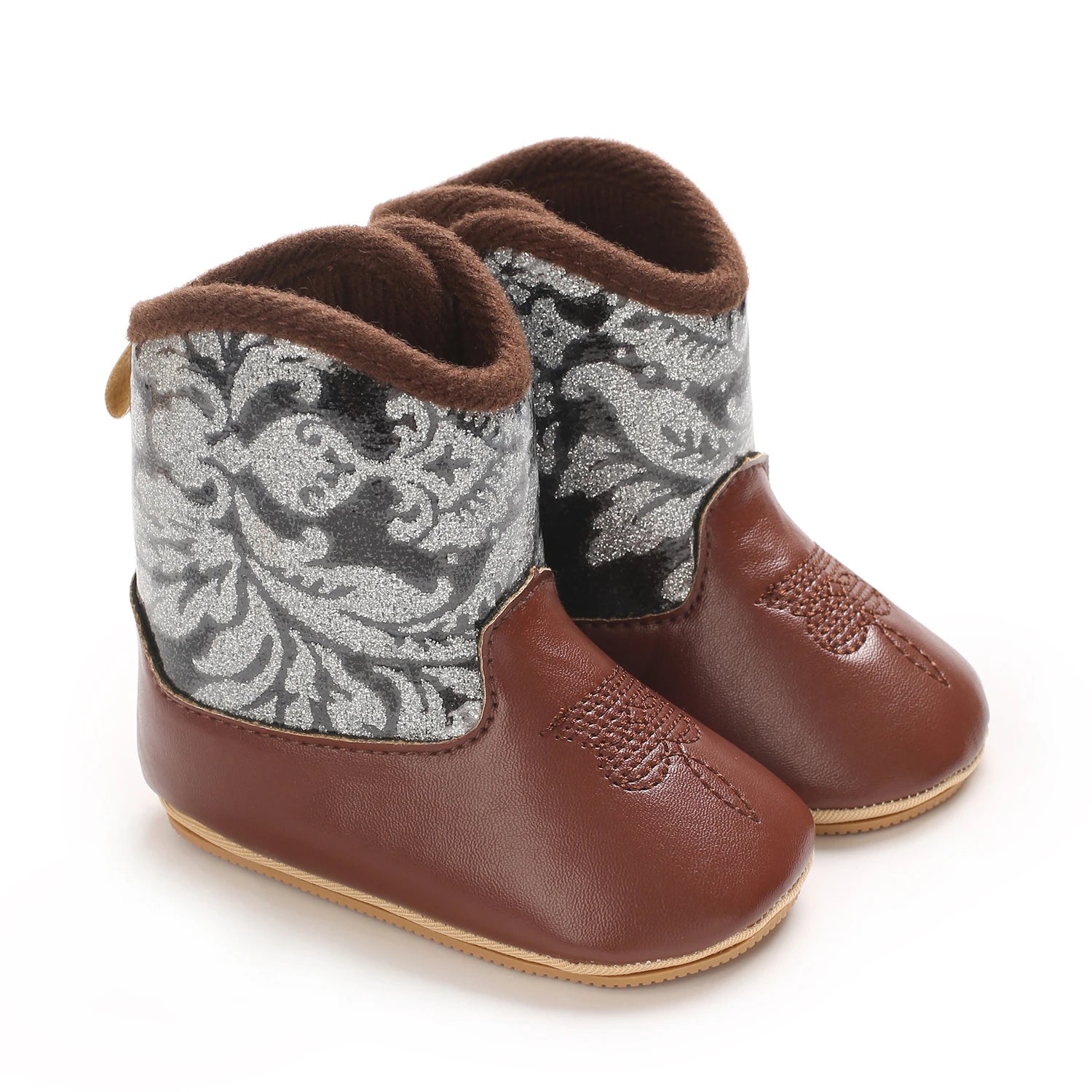 Newborn Baby Boots 0 12 Months Winter Denim First Walkers Boys Girls Warm Casual Western Style