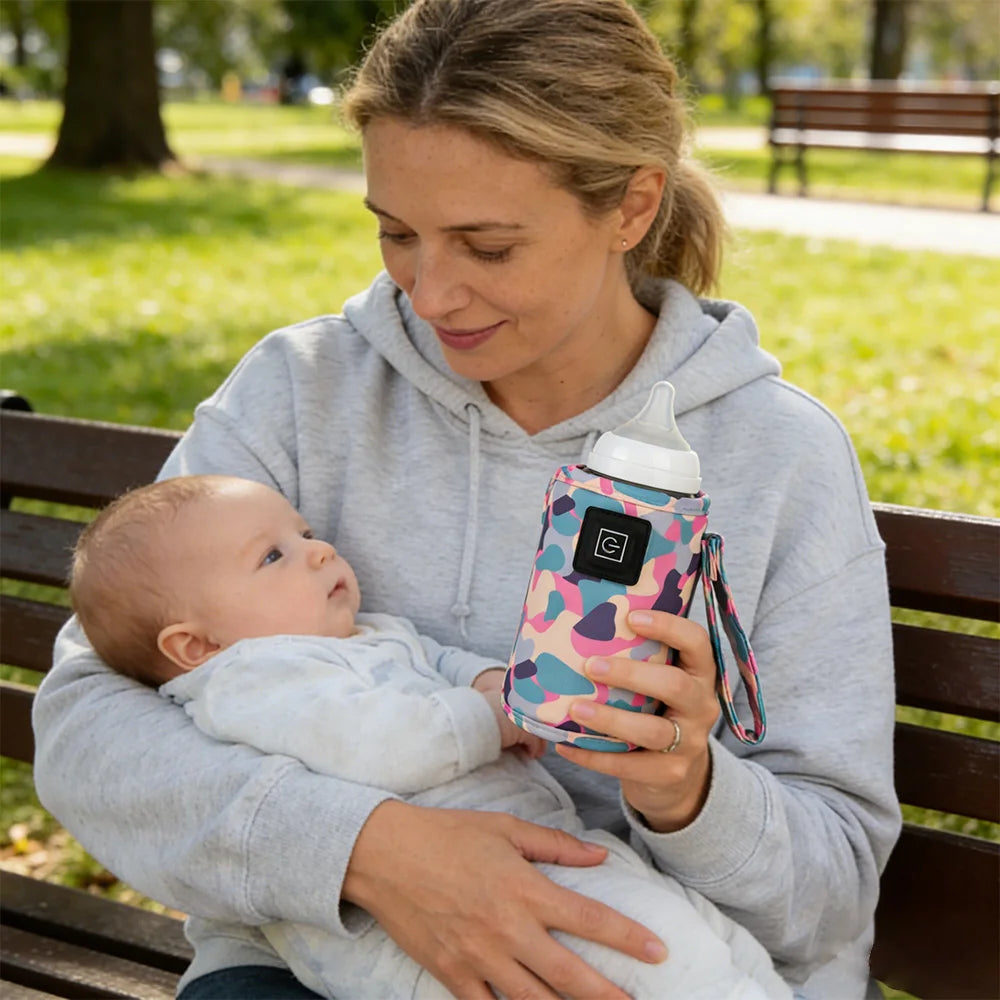 USB baby bottle heater, milk heater, baby milk heater thermostat, essential bottle warmer for outdoor use